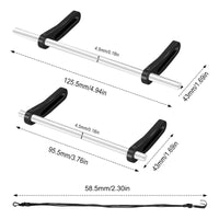 Includes Tow Hooks Front and Rear Crawler Bumper Kit Heavy Duty Adjustable Metal RC Bumper Shock Resistant for Away-Road