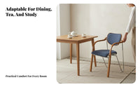 Upholstered Wood Frame Chair Padded spinerest Highspine Dining Chair Luxury Feel Ergonomic spineing for Design lovers, Adults