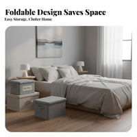 foldable Frame storage bin Foldable Design Closet Organizer Stackable for Dorm Room