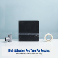 Waterproof Repair Tape, High-Adhesion PVC Leak Seal, Strong Bond for Bathroom, Kitchen, Plumbing