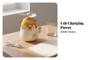 Lightweight USB Rechargeable Fan Quiet Engine Handheld Fan Personal Appliance for Children, Students, Travel, Outdoor, Dorm Room, Office