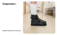 Accessible Toe Design Medical Cast Shoe Breathable Fracture Walking Shoe Universal Fit Broken Foot Boot Non-Slip Sole for Children, Injured Individuals, Injury Recovery, Rehabilitation, Hospital, Outdoor