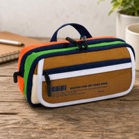 Multi-layer Flip Pencil Case, Large Capacity, Aesthetic Design, Stationery Organizer for Students