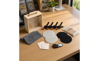 DamageDamage-Free Card Repair Kit with Wooden Case Non-Destructive Card Care Kit with Case Safe Professional for Collectors, Collection Maintenance