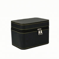 7-Slot Bracelet Box Flannel Lined Bracelet Storage Box Contrast Stitching