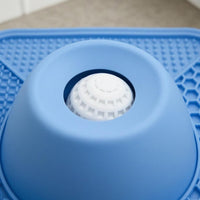 Square Slow Feeder Bowl Textured Pet Accessory Dishwasher Safe