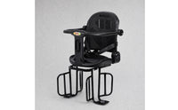 Rear Child Bike Seat Safe Child Cycle Seat with Armrests Secure Padded for Children, Family Rides, Daily Commute