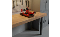Heavy Duty Front Wheel Chock Stand Iron Vehicle Accessory Foldable for Hauling Vehicle