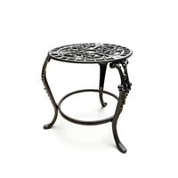 Wrought Iron Plant Stand Freestanding Wrought-Iron Flowers Stand Indoor Metal Plant Holder for Sunroom