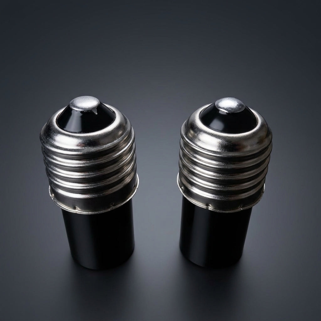 E27 to B22d Adapter for Home Lighting, Heat-Resistant Bakelite Lamp Holder with 6A Rated Current, E27 to E14/E17/E12 Base Options