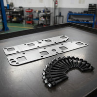 Exhaust Manifold Gasket with Bolts Direct Replacement Exhaust Manifold Gasket with Studs Hardware Exact-Fit Durable