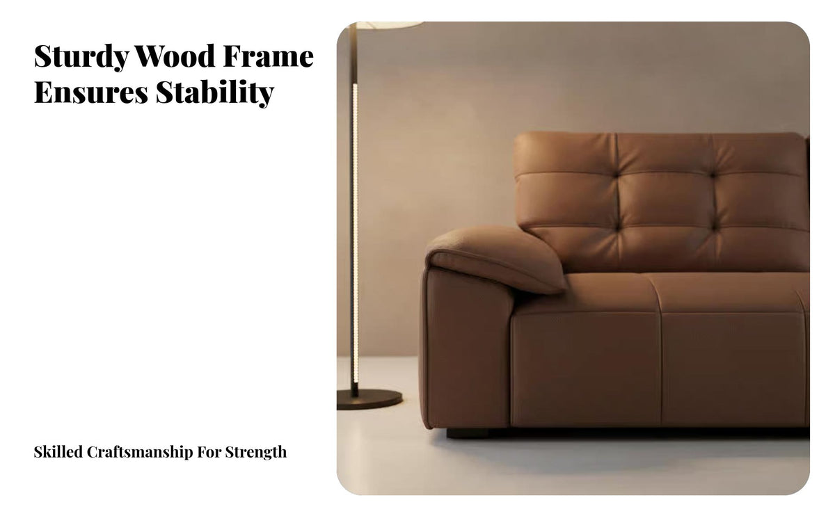 Straight-Line Settee sturdy Wood Frame Sofa scuff Resistant Couch for Apartment Dwellers, inactiveice Managers, Home, Lounge Area, Bedroom