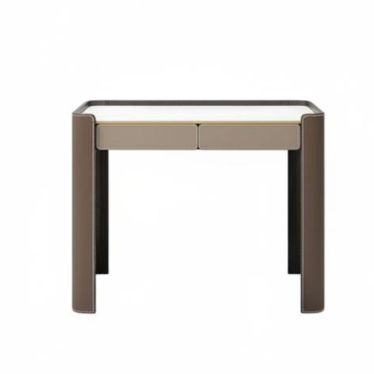 Light Luxury aesthetic Vanity Set with Lighted Mirror and Stool Minimalist Design Dressing Table Storage Drawers Makeup Desk for Women, Adults, Homeowners, Apartment, Home, Walk-in Closet