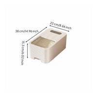 Moisture-Proof Rice Storage Container Transparent Lid Rice Storage Bin Safe