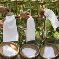 Loofah Gourd Fruit Protection Bags - Waterproof Insect-Proof Covers for Cucumber Bitter Gourd Vegetables