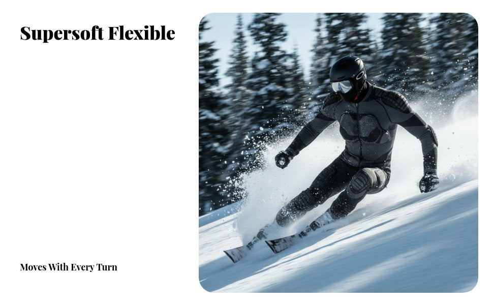 Ski Protective Gear Set, XRD Multi-Dimensional Elite, Certified, Energy Absorbing, Breathable