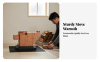 Wood Burning Stove, Thickened Home Heating Stove, double energy Wood, Winter Indoor Fireplace