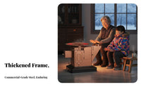 Wood Burning Stove, Thickened Home Heating Stove, double energy Wood, Winter Indoor Fireplace