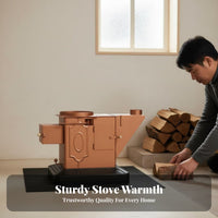 Wood Burning Stove, Thickened Home Heating Stove, double energy Wood, Winter Indoor Fireplace