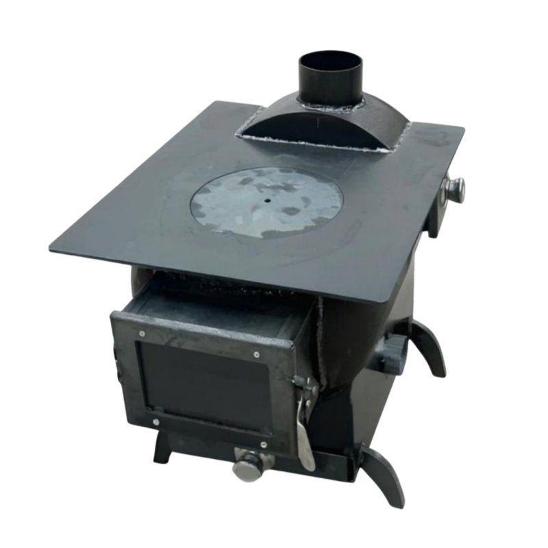 Rural Heating Stove, Wood Gasification, Dual Energy, Large Fire Viewing Window, Multi-Functional