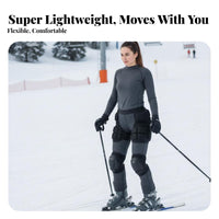 Ski pelvic Protector Pad, Adult Protective Gear, Knee & Elbow Pads, Anti-Fall, winter Sports Set