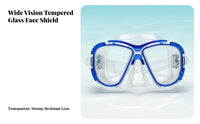 3-Piece Snorkeling Set, Diving Mask, Dry Top Snorkel, Swim Fins, Wide View, Adjustable, Water Activities