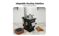 Wood Radiator Heater, Indoor Smokeless Gasification Stove, Rural Home Heating Fireplace