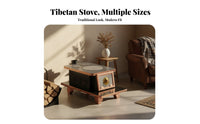 Tibetan Indoor Fireplace, Energy-Saving, Smokeless, Thickened, Rural Heater