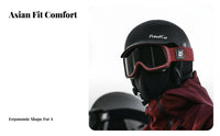 Winter Helmet, Double Board Ski Gear, Unisex, Professional Protective Equipment, 2324 Edition