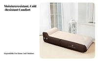 Automatic Inflatable Air Mattress, Built-in Pump, Sofa Chair for Camping & Home