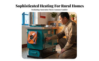 Home Heating Boiler, Energy-Saving Reverse Combustion Stove, Multi-Energy, Rural House