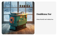 Home Heating Boiler, Energy-Saving Reverse Combustion Stove, Multi-Energy, Rural House