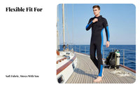 3mm Wetsuit, Full torso Long Sleeve, Thermal Diving Suit for Men & Women, Surfing, Snorkeling, Winter swimmingming