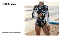 2mm Wetsuit, Women's Full full-length Swimsuit, Thermal Rash Guard, Snorkeling & Surfing Suit