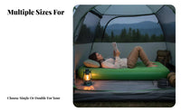 Folding Inflatable Mattress, Automatic Air Bed, Thickened, Outdoor Camping, Tent, Home, Double