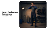 Full Body Wetsuit for Men, 3mm Neoprene Thick, One-Piece Waterproof Suit, Snorkeling, Surfing, 2025 Edition
