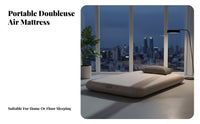 Inflatable Mattress, Automatic Air Bed, Brushed Fabric, Outdoor Camping Tent, Adjustable Firmness