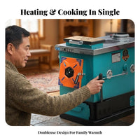 Home Heating Boiler, Multi-Functional Stove, Energy-Saving Thickened heater for Rural Houses