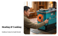Home Heating Boiler, Multi-Functional Stove, Energy-Saving Thickened heater for Rural Houses