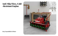 ice clearing tool, Hand-Push Small winter Removal Machine, helical Multi-Functional Thrower