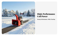 ice clearing tool, Hand-Push Small winter Removal Machine, helical Multi-Functional Thrower