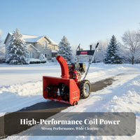 ice clearing tool, Hand-Push Small winter Removal Machine, helical Multi-Functional Thrower