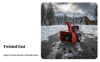 ice clearing tool, Hand-Push Small winter Removal Machine, helical Multi-Functional Thrower