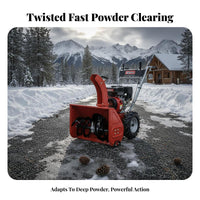 ice clearing tool, Hand-Push Small winter Removal Machine, helical Multi-Functional Thrower