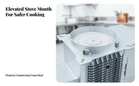Gasification Stove, doubleUse Heating Stove, Wood & Coal Burner, Smokeless, Home Winter Fireplace
