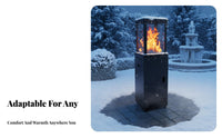 Outdoor Gas Patio Heater, Liquefied Gas Heater for Bar, Restaurant, Garden, Camping, Fire Pit