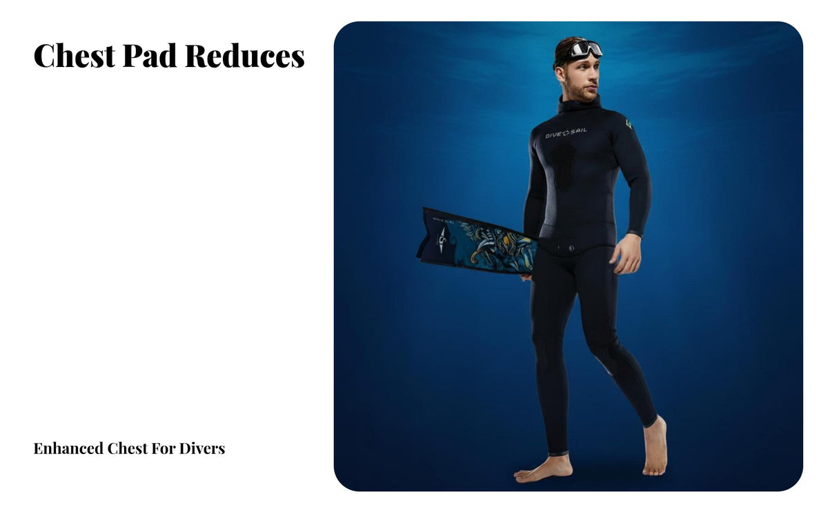 Neoprene Hooded Wetsuit, Two-Piece, Long Sleeve, Thermal, Spearfishing, Surfing, Cold Water, Men
