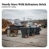 Commercial Energy-Saving Thickened Stove, Large Pot Burner, Multiheating heater for Restaurant