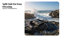 3mm Men's Wetsuit, Two-Piece, Thickened, Sun Protection, Thermal, Deep Diving, Surfing, Snorkeling, Winter Swimming