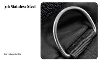 Underwater Diving Shorts, Large Pockets, Aviation Aluminum Buckle, 316 Stainless Steel, sturdy Workwear